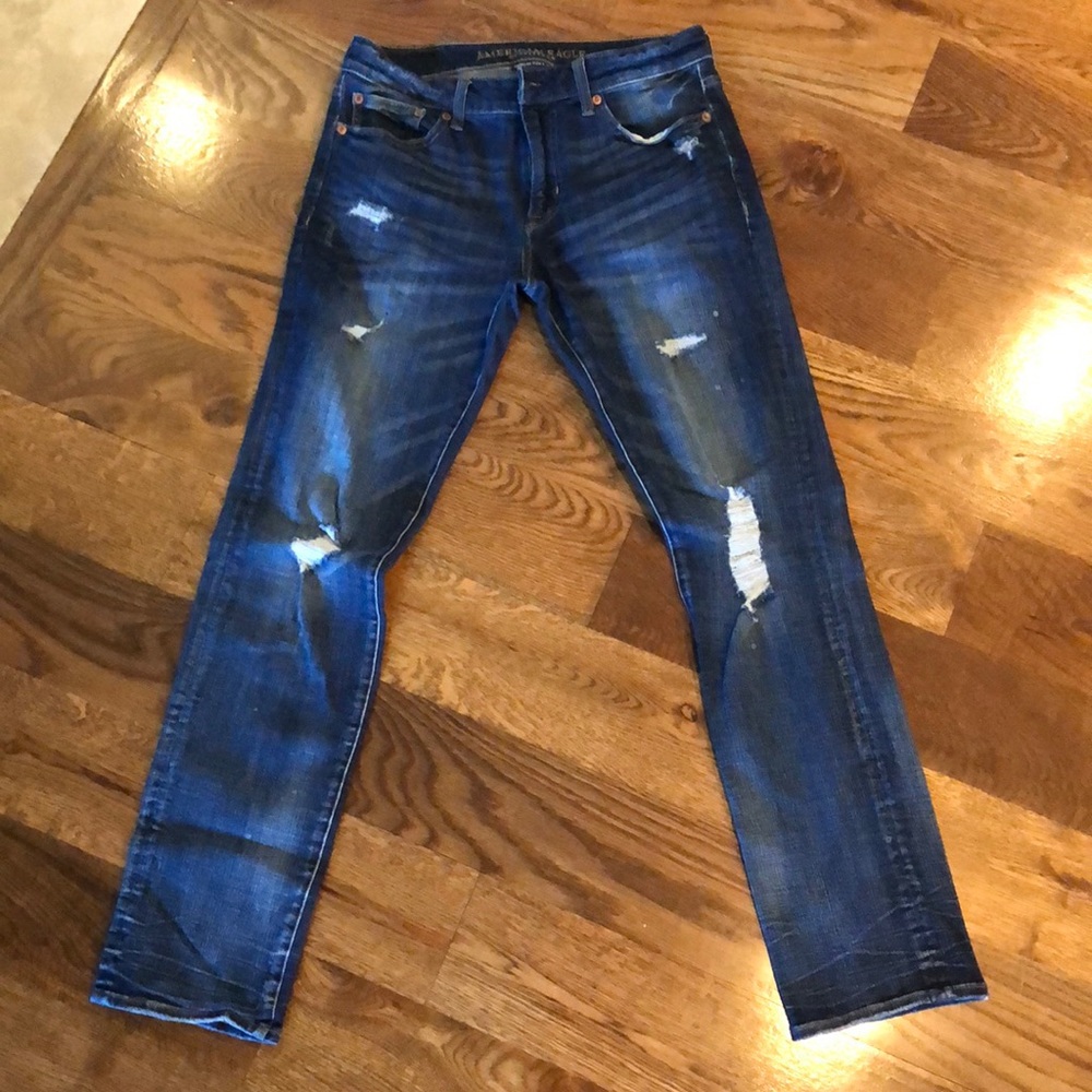 American Eagle Extreme Flex 4 Slim Straight Jeans!